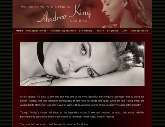 The Official Andrea King Website.